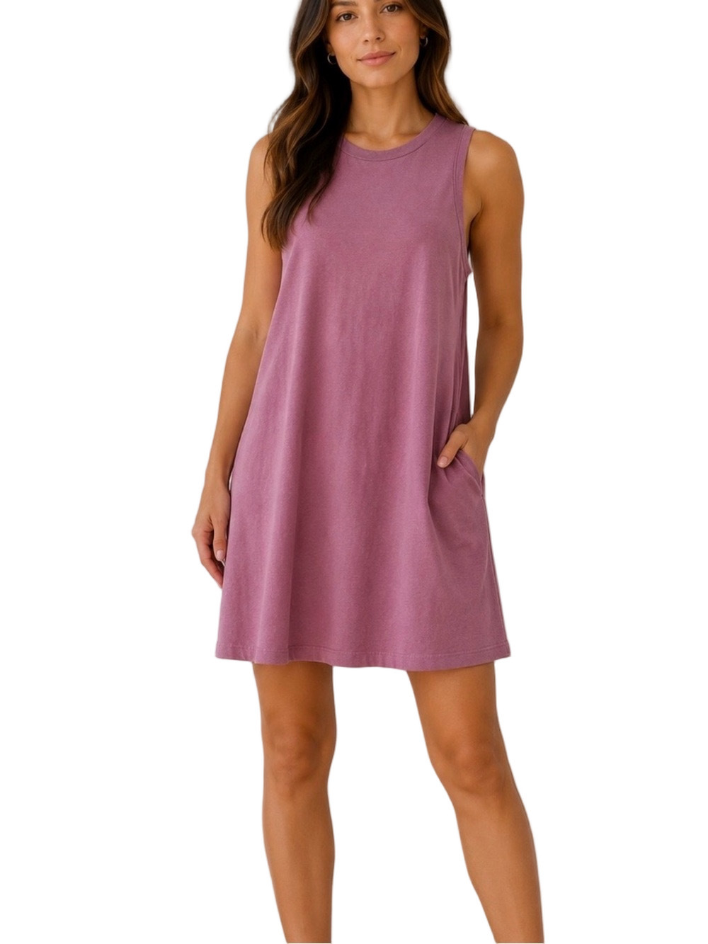 Lululemon Classic-Fit Cotton-Blend Dress Pink - Size Small (4-6)